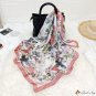 New silk scarf large shawl scarf female printing 90cm square scarf
