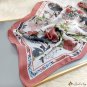 New silk scarf large shawl scarf female printing 90cm square scarf