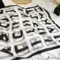 Simple satin silk scarf women spring and summer decorative large square scarf thin section shawl sca
