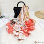 90cm satin large square scarf simulation silk scarf female silk silk scarf spring and autumn shawl