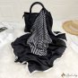 90cm square scarf female simple printing silk scarf simulation silk satin large shawl scarf thin sec