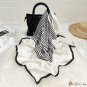 90cm square scarf female simple printing silk scarf simulation silk satin large shawl scarf thin sec