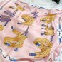 Satin printing ladies silk scarf shawl simple wind shawl 90cm simulation silk square scarf