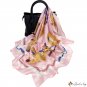 Satin printing ladies silk scarf shawl simple wind shawl 90cm simulation silk square scarf