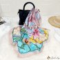 Wind printing ladies silk scarf shawl Dunhuang elements shawl 90cm simulation silk satin square scar