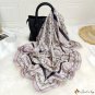 Spring and summer vintage silk scarf leopard print large square scarf accessories simulation silk sa
