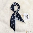 Spring and autumn models collar scarf long scarf scarf decorative literature small silk scarf female
