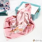 Spring and autumn new four seasons large square scarf printing silk scarf female satin silk scarf