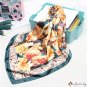 Spring and autumn new four seasons large square scarf printing silk scarf female satin silk scarf