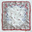Silk scarf female new simulation silk printing square scarf decorative headscarf scarf