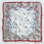 Silk scarf female new simulation silk printing square scarf decorative headscarf scarf