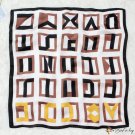 70cm small square scarf silk scarf ladies print letters simple satin chiffon scarf
