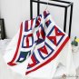 70cm small square scarf silk scarf ladies print letters simple satin chiffon scarf