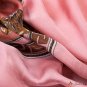 Spring and autumn new simulation silk satin printing long scarf female seaside silk scarf