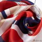New small silk scarf satin printed square scarf