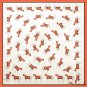 Small square scarf silk scarf female spring and summer new satin printing scarf 53 * 53CM