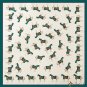 Small square scarf silk scarf female spring and summer new satin printing scarf 53 * 53CM