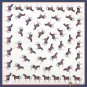 Small square scarf silk scarf female spring and summer new satin printing scarf 53 * 53CM