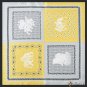 53cm small square scarf color blocking simulation silk scarf hairband handbag pattern female satin n