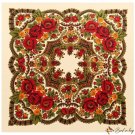 New 130cm Scarf twill silk bohemian floral ladies square scarf scarf