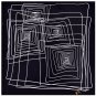 eaby mulberry silk scarf women black and white back to the pattern of silk decorative ladies small n