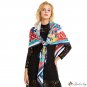 2018 new silk scarf twill silk Nepalese ethnic wind oil painting large square scarf 130cm summer sun