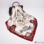 New simulation silk scarf female 0cm satin large square scarf carriage chain abroad small