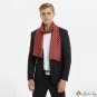 Autumn and winter new male models geometric wave long double-sided scarf business men's neckerchief
