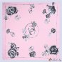 Autumn and winter new silk scarf women black and white gold classic letters twill silk silk large sq
