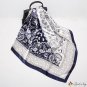Simulation silk scarf female 90cm square scarf printing new colorful cashew scarf