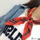 2021 spring new silk segment 53 small silk scarf female retro literature small neck scarf ins Korea 