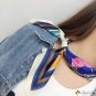 2021 spring new silk segment 53 small silk scarf female retro literature small neck scarf ins Korea