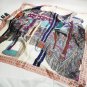 New 70cm simulation silk scarf female small square scarf saddle small neck scarf neck decorations