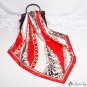 New simulation of silk square scarf women 90 color ding Mother's Day silk scarf ribbon flowers