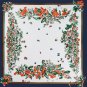 New silk scarf women 130cm twill silk simulation silk printing square scarf shawl square scarf