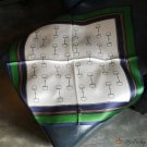 New small square scarf silk scarf women silk mulberry silk printing silk scarf small fresh hair belt