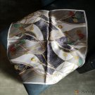 New square scarf silk scarf women mulberry silk printing silk tassel chain scarf fresh hair band