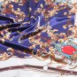 New simulation silk scarf female jewel pattern rose red printing square scarf opening scarf