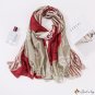 New simulation of silk satin long scarf new green fresh wind silk scarf female printing scarf shawl