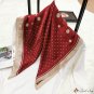 Spring and summer new wind simple retro British simulation silk 70cm square scarf small silk scarf f
