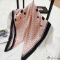 Spring and summer new wind simple retro British simulation silk 70cm square scarf small silk scarf f