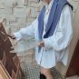 Autumn and winter fashion isn wind literary female knitting triangle small shawl fake collar scarf
