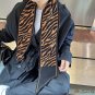 New knitted wool scarf literary fashion small ears narrow long strips pointed corner scarf models