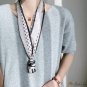 Season new ribbon hair ribbon small floating ribbon simulation silk scarf female neck scarf Pin scar