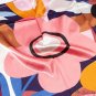 Female large square scarf simulation silk printing neck scarf scarf