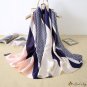 Spring satin large shawl printed silk scarf female beach long scarf large shawl elegant scarf