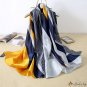 Spring satin large shawl printed silk scarf female beach long scarf large shawl elegant scarf