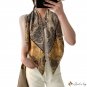 Spring French silk scarf vintage female orange plant twill silk scarf 90 large square scarf printing
