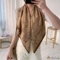 Spring French retro silk scarf women pumpkin carriage star twill silk scarf 90 square scarf printing