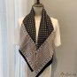 Large square scarf gray bird silk scarf female simple magnanimous fashion temperament twill silk sca